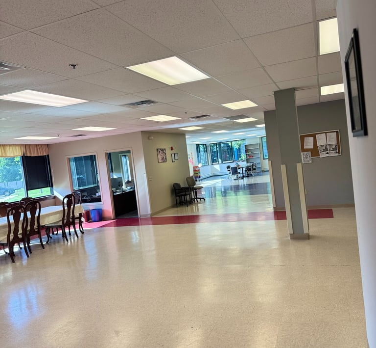 Inside of the facility