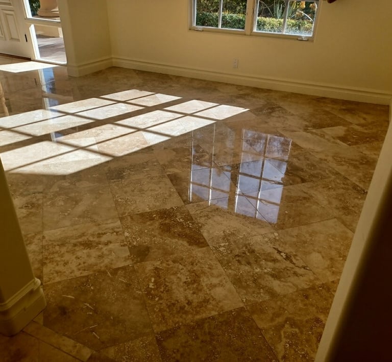 Dubai villa - marble finish