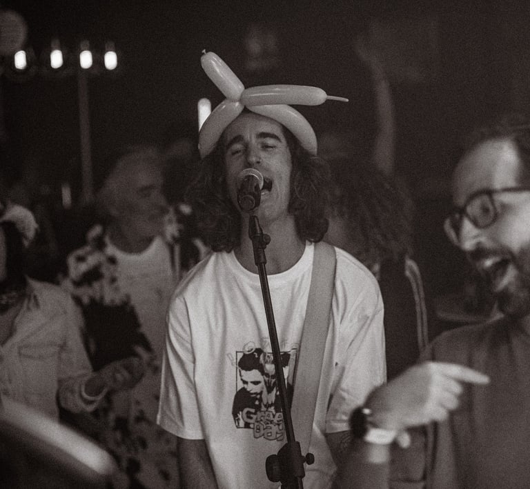 foto de artista realizada en un concierto