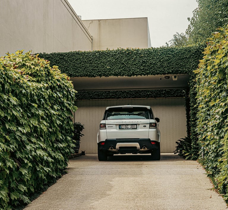 Beautiful Garage in House