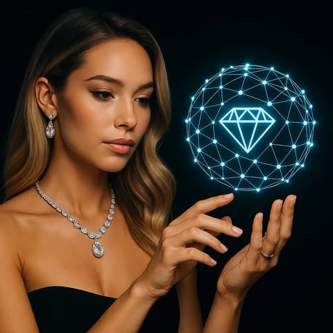 AI luxury jewely visual concept