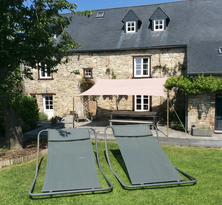 Arrière de la maison d'hôtes à Crupet