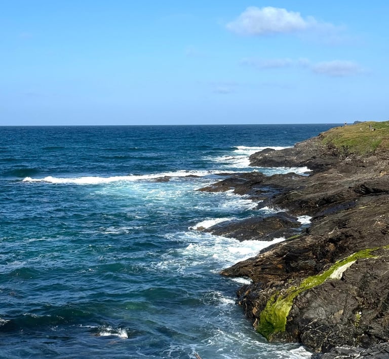 Rugged Cornish coast