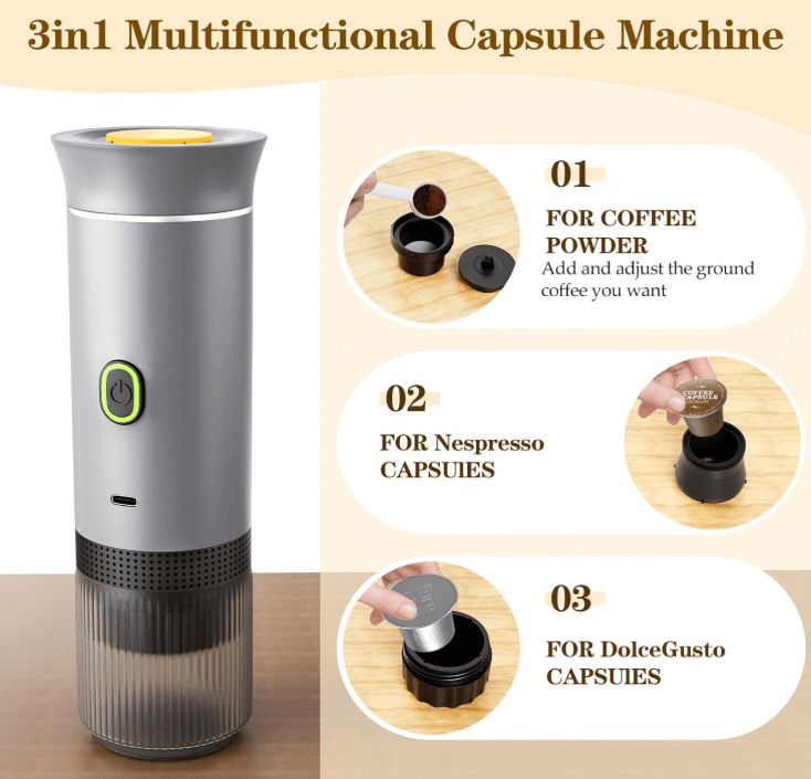 a coffee grinder with instructions to make it easier