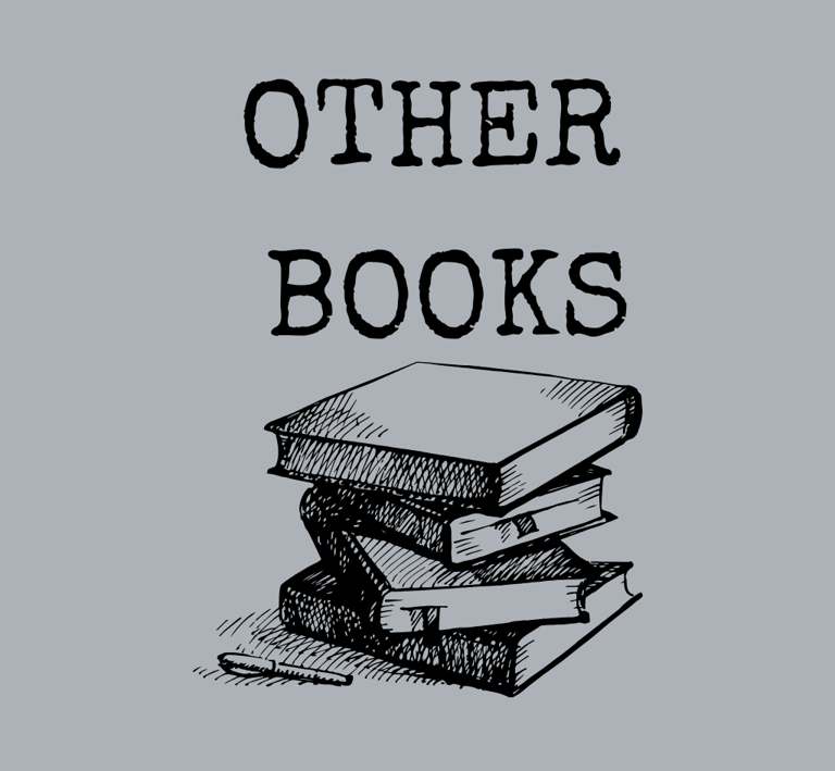 a stack of books with a book on top of them