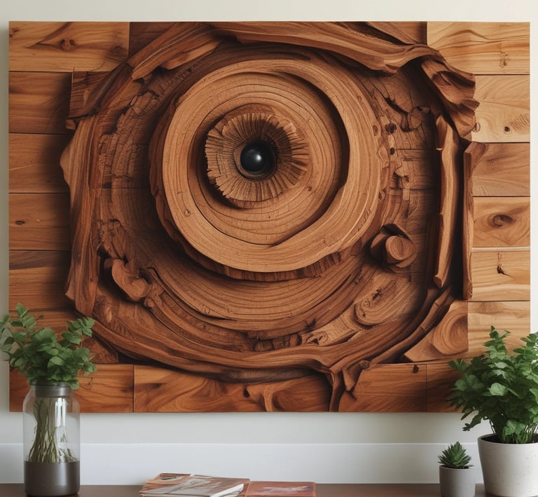 Sleek maple wood panel with subtle grain patterns and a smooth, light finish.