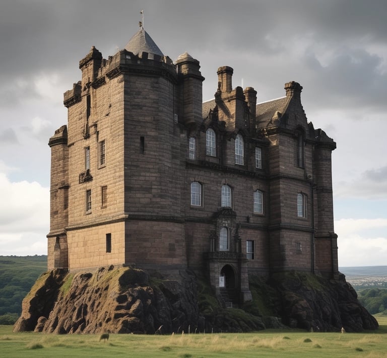 Edinburgh Castle in Scotland