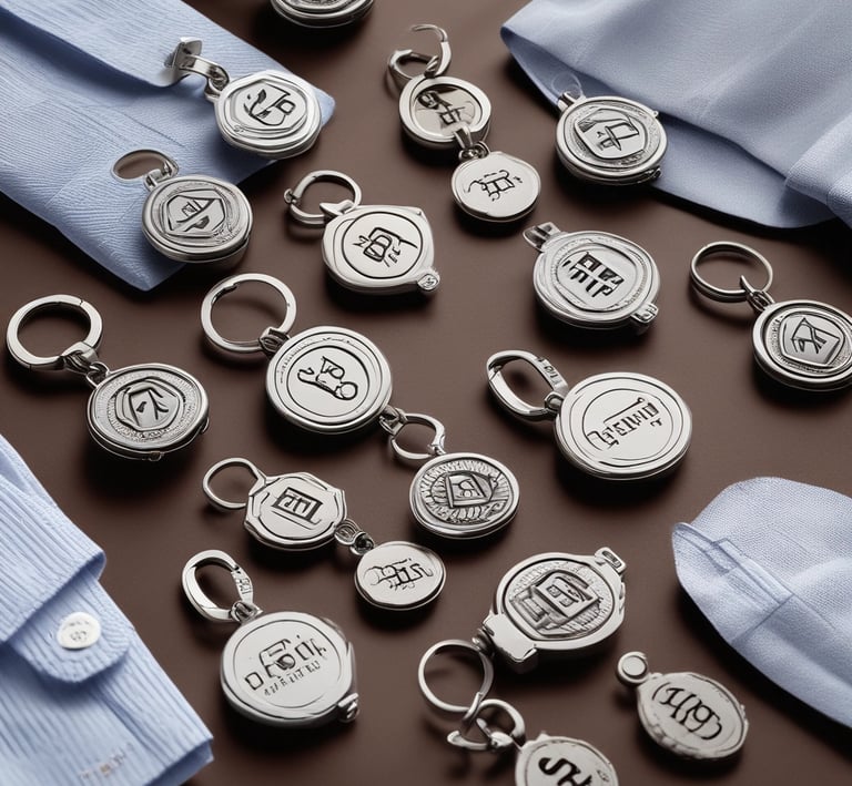 Unique merchandise items tailored to client branding needs.