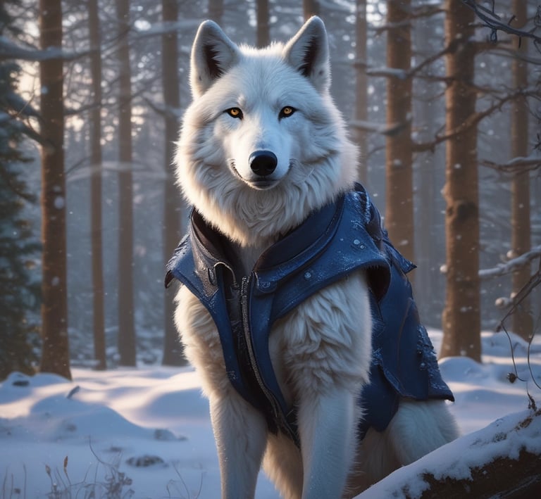 Close-up of a generative AI artwork featuring intricate fractal patterns in glowing blues and purples.