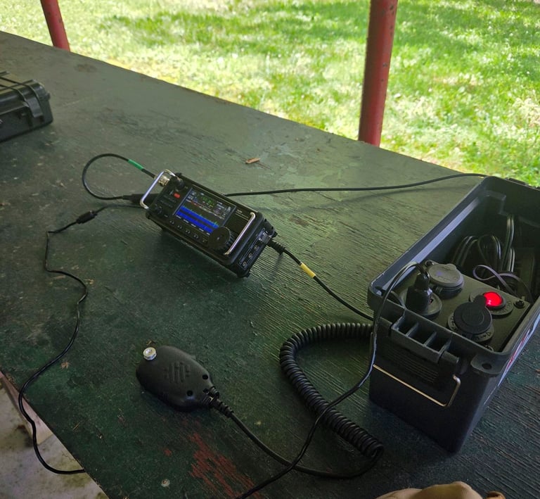 Dave's Field Day setup.