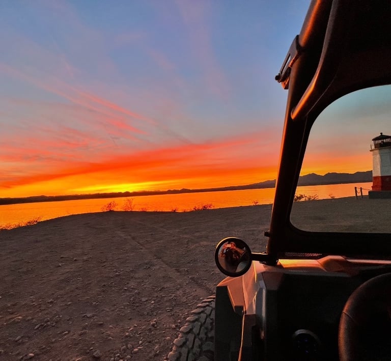 Some of the best sunsets in are in Lake Havasu City