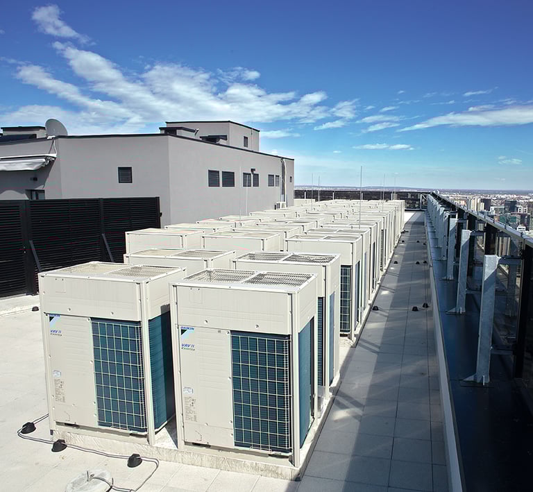 Instalação de sistema VRF