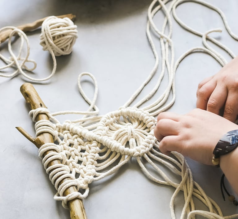 macrame conlas manos