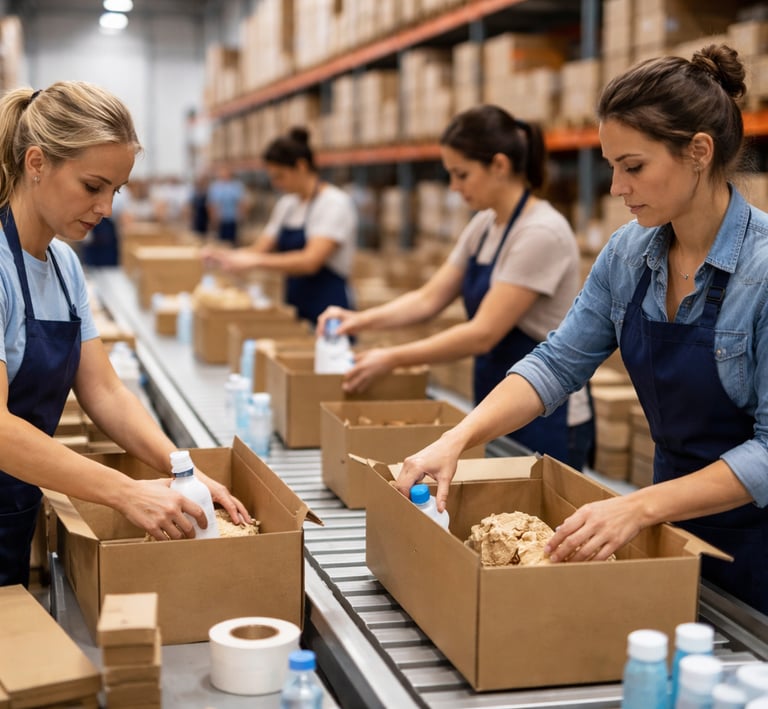 manuelle Konfektionierung