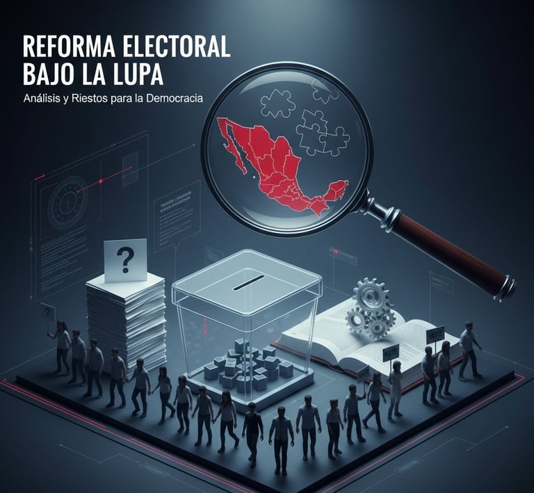 Monitor Legislativo Lupa Reforma: Análisis técnico y seguimiento a la reforma electoral 2026 en México y sus riesgos