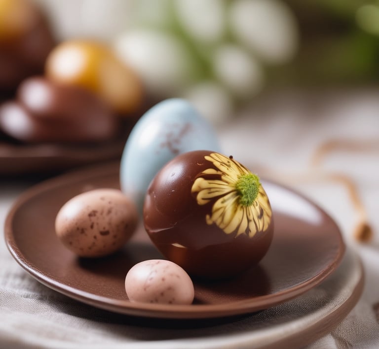 A festive Christmas scene with twinkling lights and decorations.