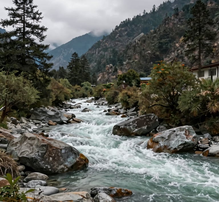 Close-up of a lotus pond teeming with blooming flowers and dragonflies resting on leaves.