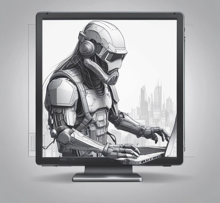 A friendly professional answering a phone call in a bright office.