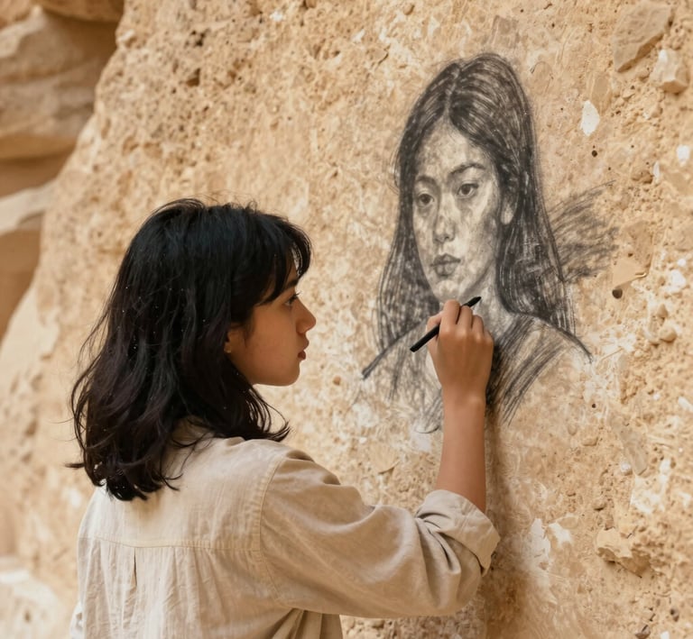 Close-up of an old, leather-bound book with intricate fantasy-style embossing.