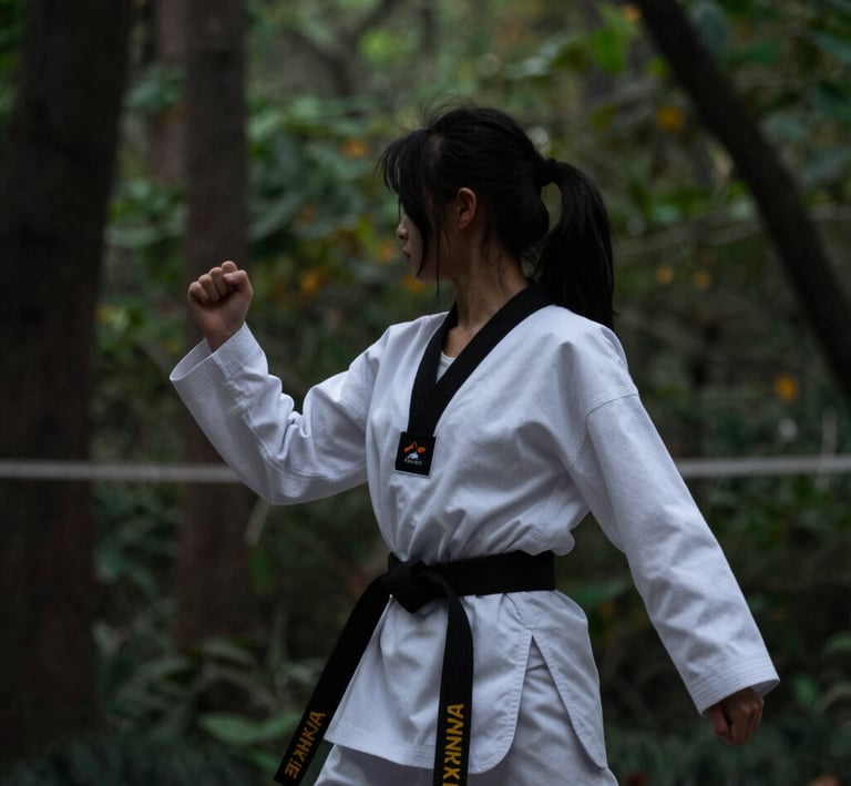 A misty forest path bathed in soft green light, evoking a fantasy novel setting.