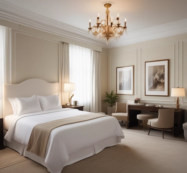 Close-up of soft, clean towels with embroidered logos for vacation rentals.