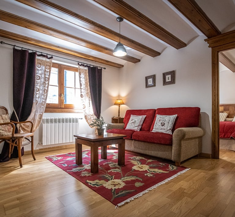 Sala 2 Casa rural Posets Benasque by Pichuana