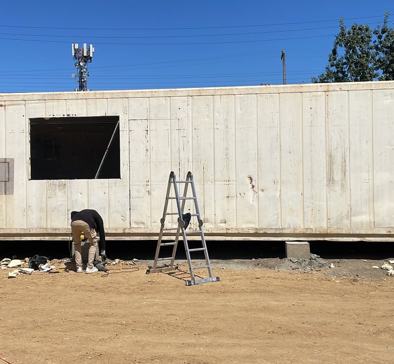 Construcción modular de escuela con contenedores de 40 pies en la V Región - Ciavatt