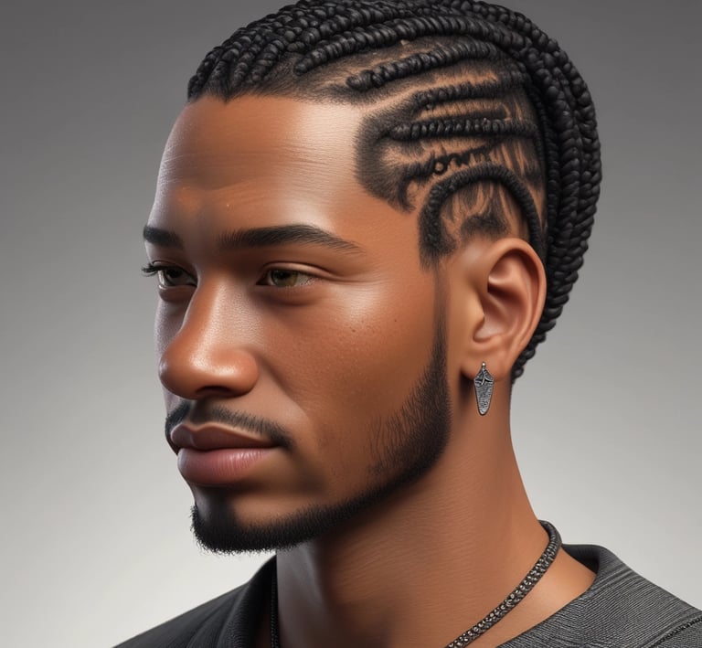 a man with long hair and a beard wearing sunglasses