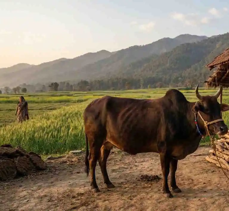 organic cow dung cakes