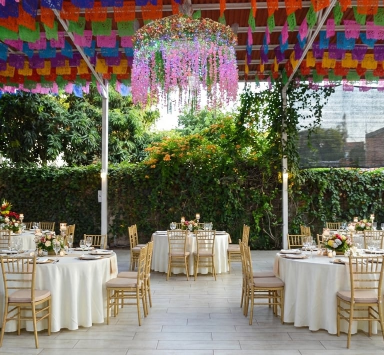 Elegante diseño con sillas Tifanny