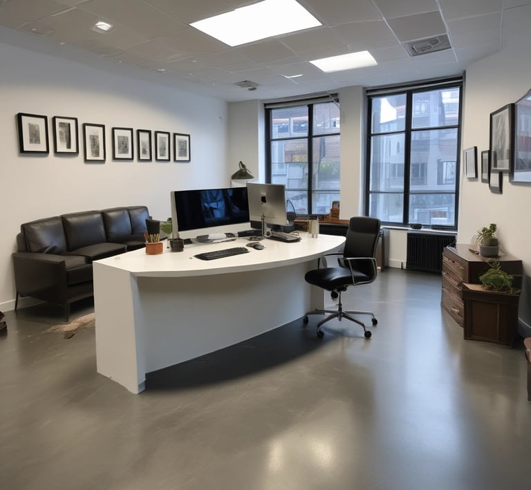 A sleek, dark-themed contact form interface with subtle cinematic lighting accents.