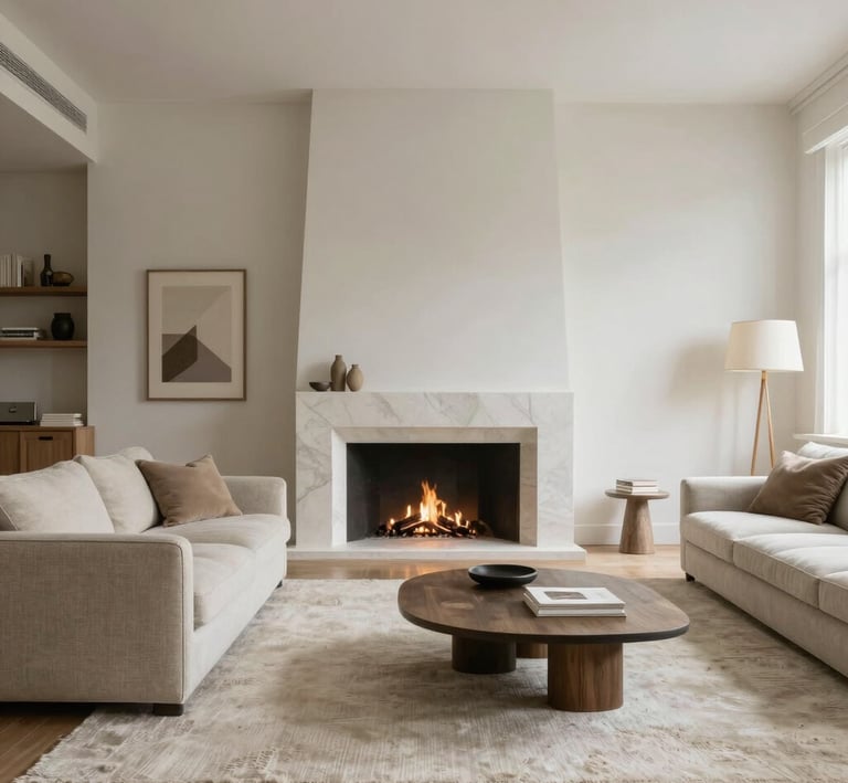A close-up of a marble slab with subtle gold veining, bathed in soft natural light.