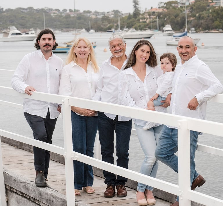 Natural family portrait photographed by Perth family photographer Geoff Fisher