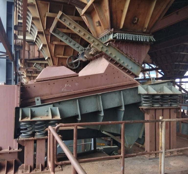 High Vibration Issue, Sinter screen vibration analysis, FFT Vibration Analysis, Unbalanced Loads