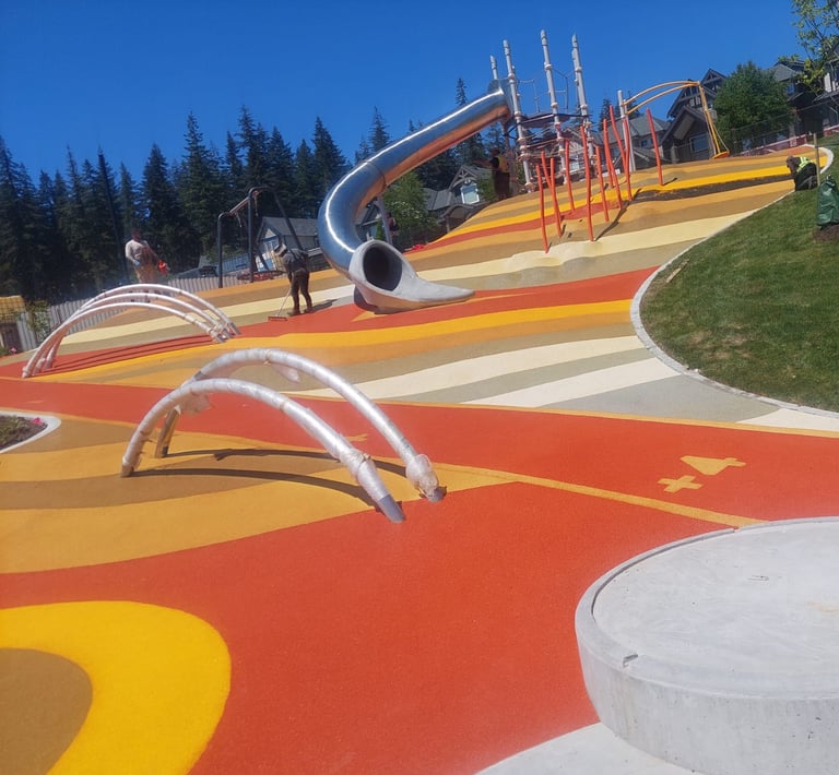 FirstBase Playground Surface at Sheffield Park