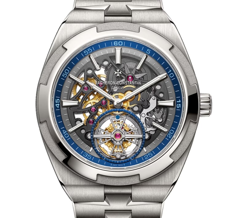 Vacheron Constantin Overseas Tourbillon luxury sports watch.