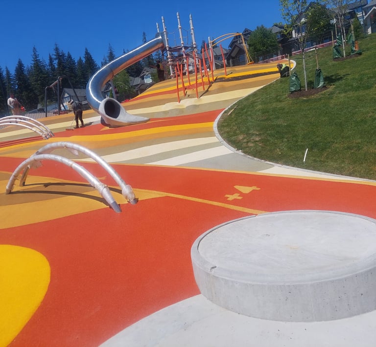 FirstBase Playground Surface at Sheffield Park