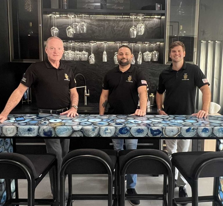 SPD Countertop Team at Showroom in Naples, Florida