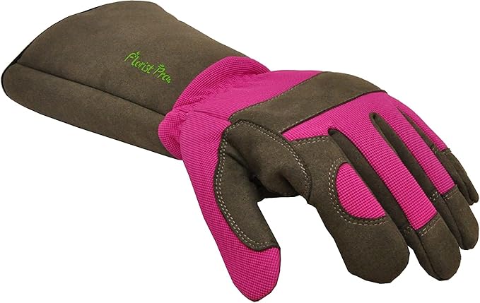 G & F Products Women's Rose Gardening Gloves