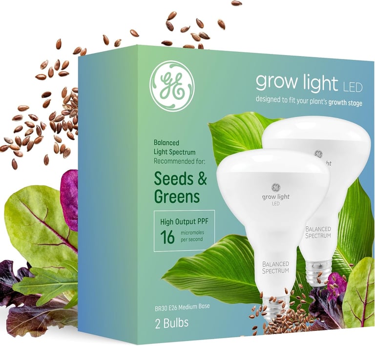GE Grow Lights for Indoor Plants
