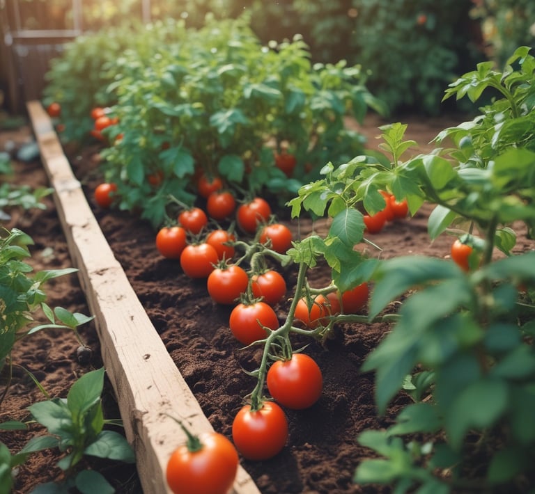 grow tomatoes horizontally