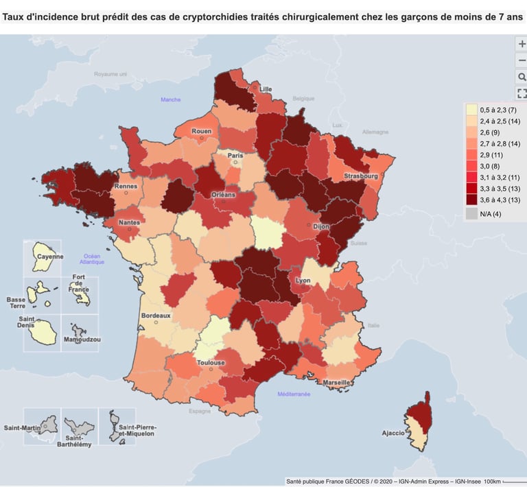 PESTICIDES SANTÉ ENFANTS CARTE