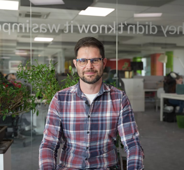 Chef de projet en interview dans le bureau