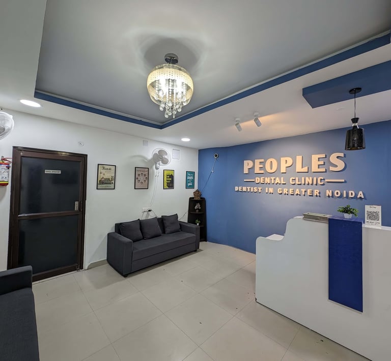 Peoples Dental Clinic - Dentist in Greater Noida | Reception Area