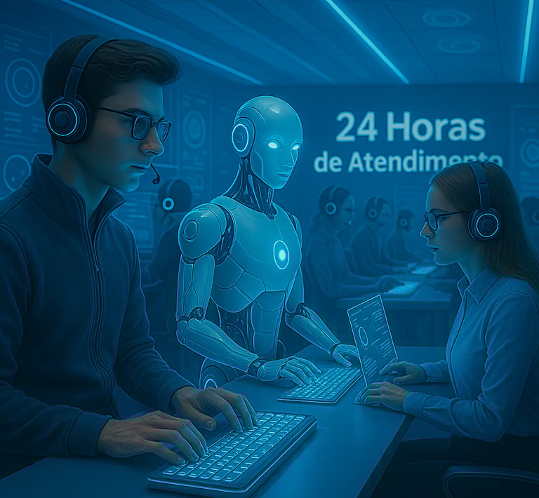 Atendimento 24 horas por dia, sem folga, descanso e sem atestados.