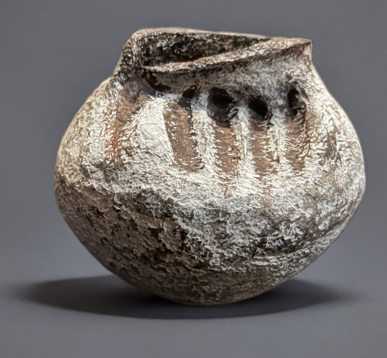 Wabi Sabi Paper Mache Handmade Vase