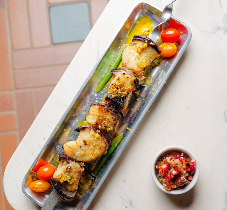 Michui de peixe com legumes, da Casa Baruk. Foto: Divulgação