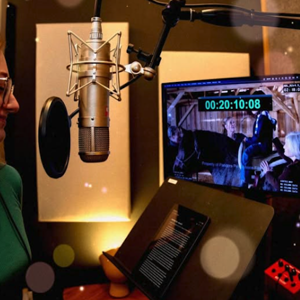 Voice Over Recording Session