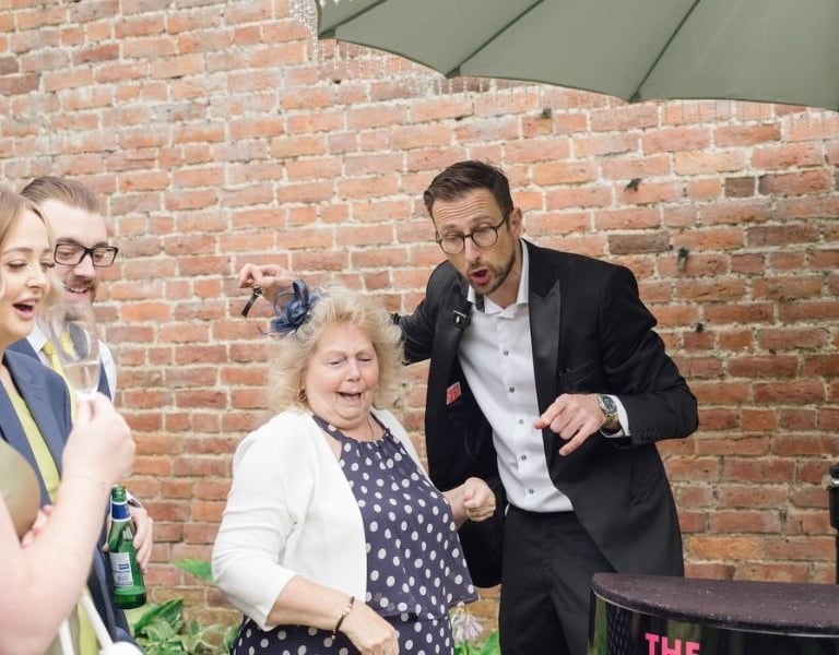 magician stealing watch