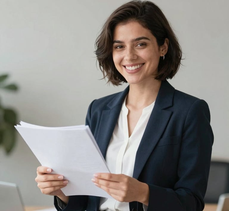 A group of entrepreneurs celebrating a successful business meeting with smiles and handshakes.